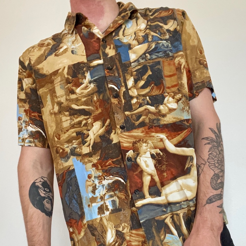 Urban Outfitters “Picasso” themed button down